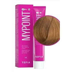 TEFIA Mypoint 8.3 Перманентная крем-краска для волос / Светлый блондин золотистый, 60 мл KRISTALLER, 1108790