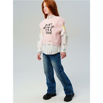 Жилет трикотажный для девочек