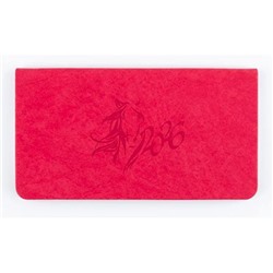 Планинг 2026 г. 165х90 мм 128 стр. "СОРРЕНТО" красный 310123 Alpha-Trend