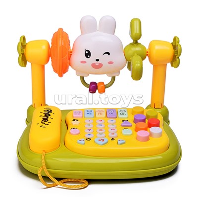 Игрушка музыкальная "Телефон-Зайчик"  в коробке