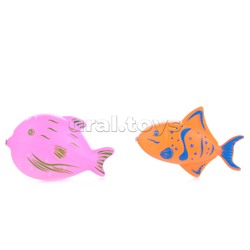 Набор рыбалка "Морские обитатели" 1 удочка, 1 сачок, в пакете