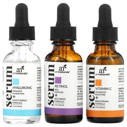 Artnaturals, Набор из трех сывороток, 3 сыворотки, 29,5 мл (1 жидк. унция) каждая