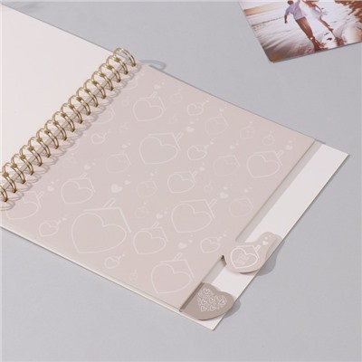 Фотоальбом на спирали 20 листов «Мы семья», объёмный элемент и 4 вкладки, 24×24 см