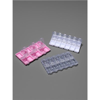 Органайзер для хранения мелочей, 12 ячеек, 13×7.5×1.4 см, МИКС