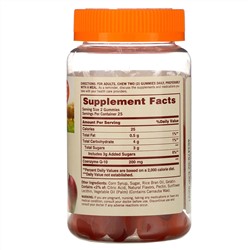 Sundown Naturals, Жевательные таблетки Co Q-10, со вкусом персика и манго, 200 мг, 50 жевательных таблеток