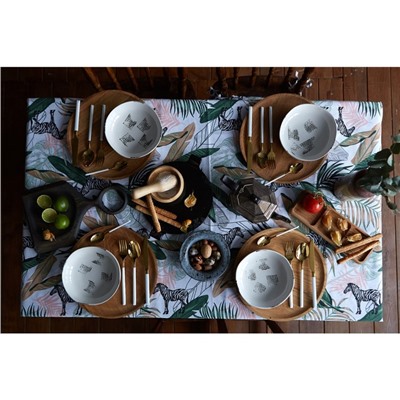 Скатерть Доляна Modern kitchen, 220×144 см, 100% хлопок, 164 г/м²