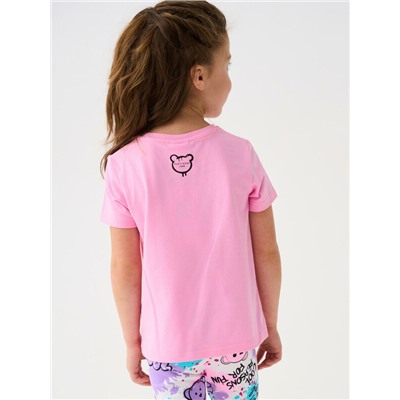 Фуфайка трикотажная для девочек (футболка)