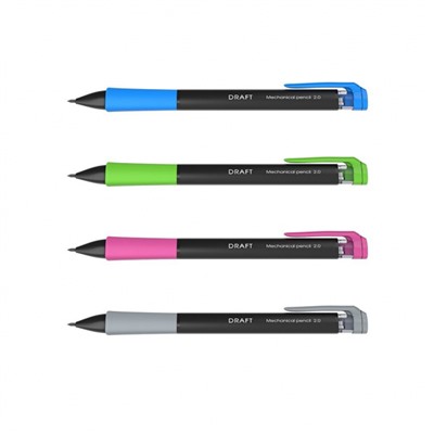 Авт. карандаш 2 мм Draft 28300 с точилкой ErichKrause