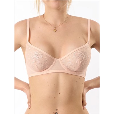 Minimi Бюстгальтер Mi 3172L ARCANO Бюстгальтер Мягкая чашка (вышивка на сетке с вертикальной вытачкой)