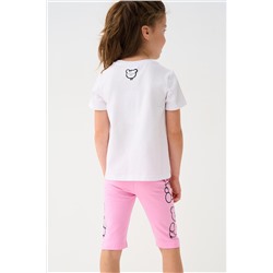 Брюки трикотажные для девочек (легинсы укороченные), 2 пары в комплекте PLAYTODAY, 1240012