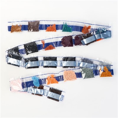 УЦЕНКА Алмазная вышивка полное заполнение «Котенок с розой», на раме, 40×50 см