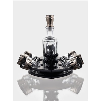 Мини-бар «Фрегат. Скандинавия», 8 предметов: барная стойка, графин, стопки 6 шт., 500/50 мл