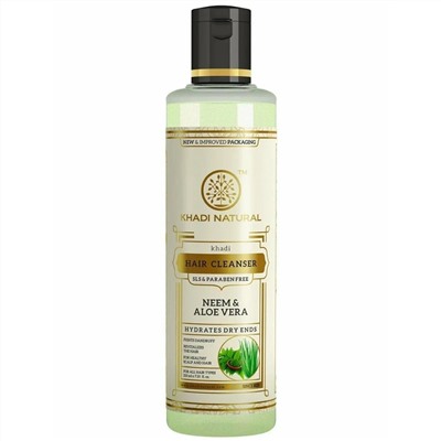 Khadi Natural Шампунь "Ним и Алоэ вера" без СЛС 210 мл