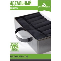 Комплект 10 пар противогрибковых носков в подарочной коробке Боекомплект настоящего мужчины (Черный)