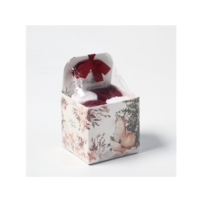 Набор махровых полотенец «Этель. Звери в лесу», 30×30 см - 4 шт., хлопок 100%