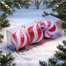 Набор новогодних украшений "Зимняя сказка" (3шт х 12см)