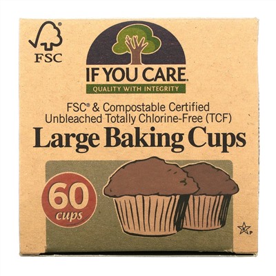 If You Care, Large Baking Cups, 60  Cups