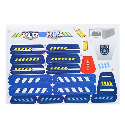 Машина "Трейлер-катапульта" в коробке (синий)