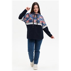 Толстовка женская 9247 (Цветы)