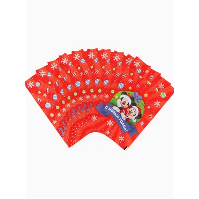 Пакет полиэтиленовый набор 10 шт., «С Новым годом»