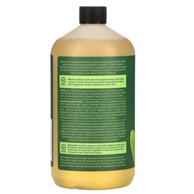 Desert Essence, Средство для глубокого очищения кожи лица, 32 жидких унции (946 мл)