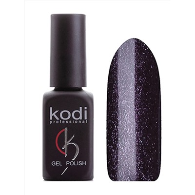Kodi Гель-лак для ногтей 054, тёмно-фиолетовый с шиммером, полупрозрачный, 8 мл 10627