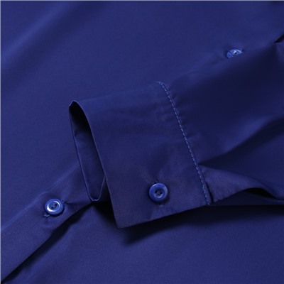 Рубашка женская, цвет синий, размер М (44)