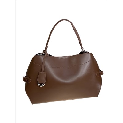 Женская сумка из натуральной кожи, цвет коричневый