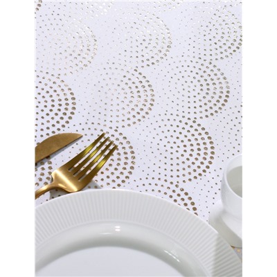 Скатерть «Этель» с тиснением, 100×140±5 см, 100% п/э, 120 г/м²