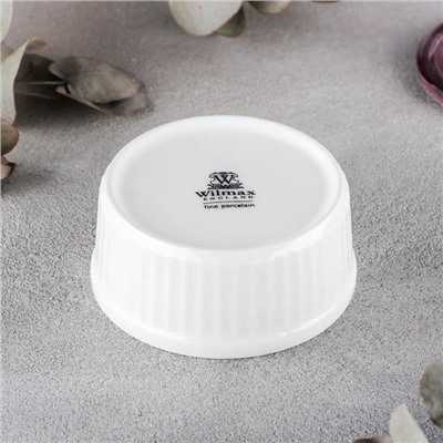 Рамекин Wilmax, 200 мл, d=9 см, фарфор, белый