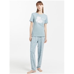 КОМПЛЕКТ ЖЕНСКИЙ (ФУТБОЛКА, БРЮКИ) 592369