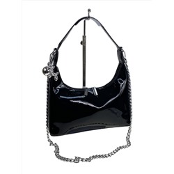 Женская сумка из искусственной кожи, цвет черный