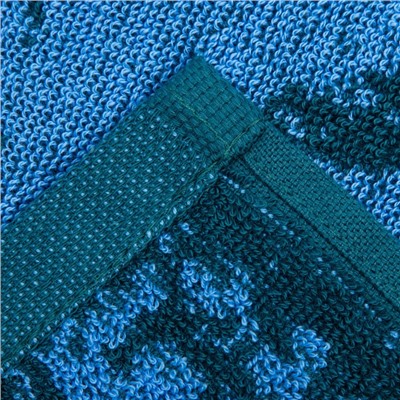 Полотенце именное махровое Этель «Роман», 50×90 см, 100% хлопок, 420 г/м², синее