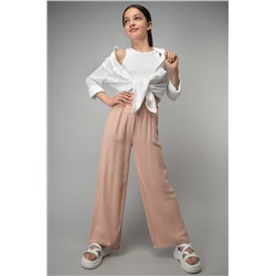 Льняные брюки для девочки Happyfox