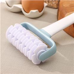 Валик для нарезки теста Доляна «Виктори», 20×12 см, белый