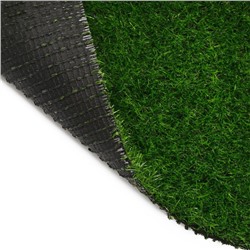 Газон искусственный, ворс 30 мм, 2×5 м, трёхцветный, тёмно-зелёный, Greengo