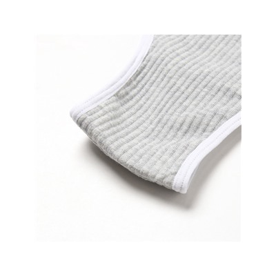 Комплект нижнего белья женский (топ, трусы) Collorista, серый, размер 44-46