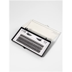 Набор накладных ресниц «Классика», пучки, 10, 12, 14 мм, толщина 0.1 мм, изгиб D, 20 D