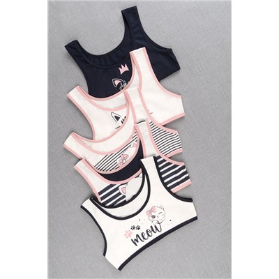 Майка-топ для девочки 5шт. Happyfox