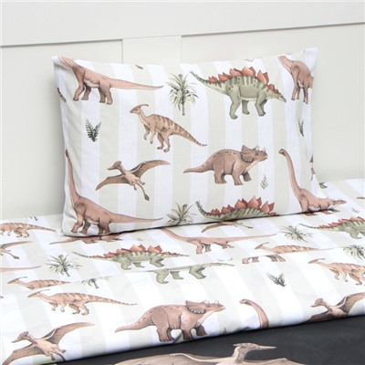 Постельное бельё 1.5-спальное «Этель. Юрский период», бязь