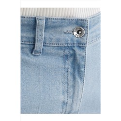 Прямые джинсы трубы со стрелками из эластичного денима VILATTE, 1230656