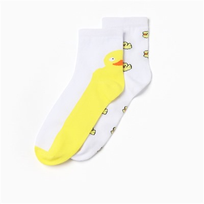 Носки женские KAFTAN Ducks, набор 2 пары, размер 36-40 (23-25 см)