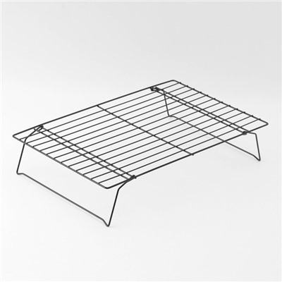 Решётка для глазирования и остывания кондитерских изделий, 3 яруса, 40.5×25 см, чёрная