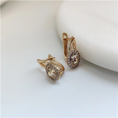 Серьги с кристаллами Swarovski