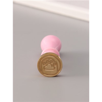 Подарочный набор для сургучной печати «Лапка котика», печать, ручка, сургуч, 12.5×10×3.6 см