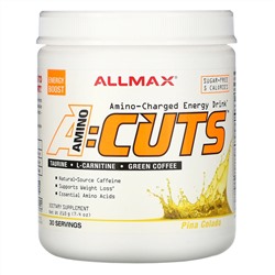 ALLMAX Nutrition, ACUTS, энергетический напиток с аминокислотами, пина колада, 210 г (7,4 унции)