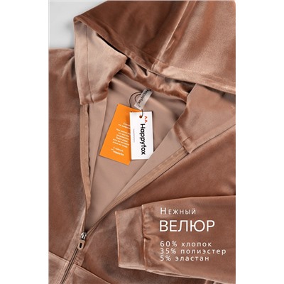 Велюровый костюм для девочки Happyfox