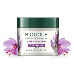 Biotique Saffron Anti-Ageing Cream / Биотик Антивозрастной крем с Шафраном 50 г