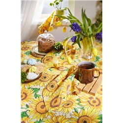 Набор Мари Санна Подсолнухи+клетка (скатерть 150*150+салфетки 6 шт.)
