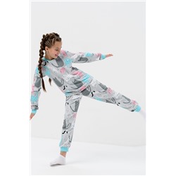 Пижама с брюками Счастье начес футер детская НАТАЛИ, 1209292